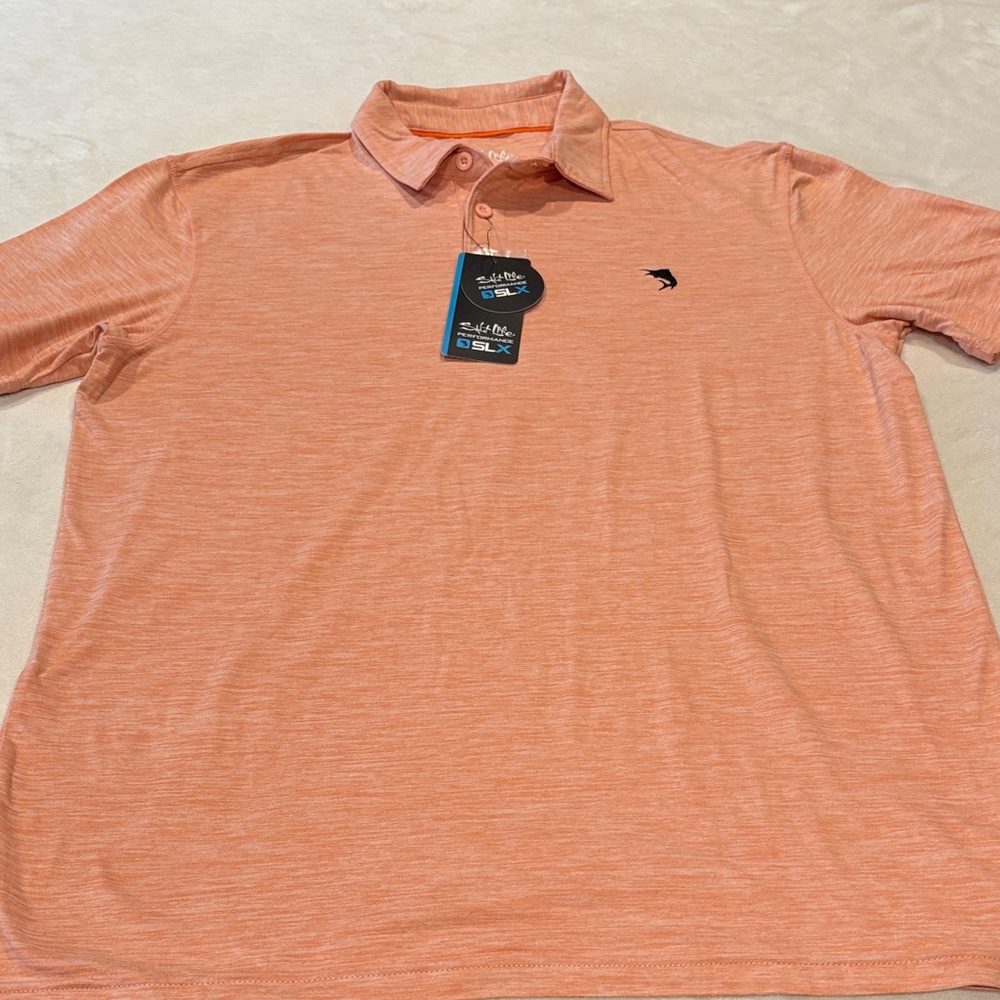 Salt Life Coral Polo Shirt